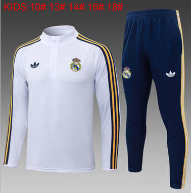 Chándal Real Madrid 2026/27 ( White I Half Zip) - NIÑOS